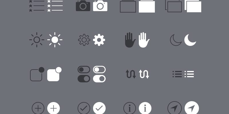 52个IOS系统图标PSD素材