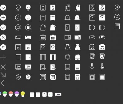 智能家居全套系统图标-256副本